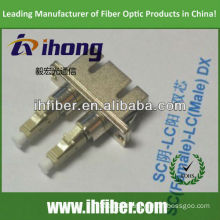 SC female LC male Duplex fiber adapter